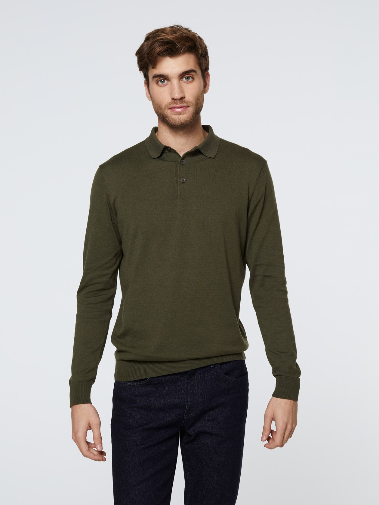 polo shirt with jumper